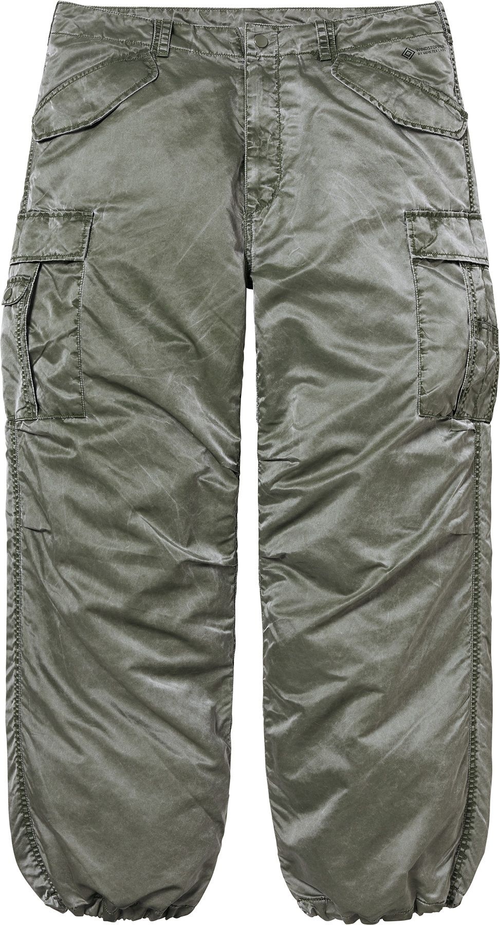 Washed Flight Satin Cargo Pant view 7